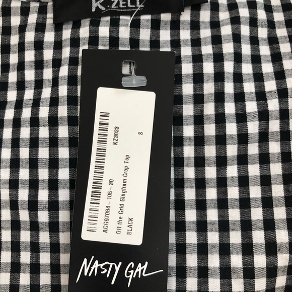 Gingham crop top - Picture 3 of 4